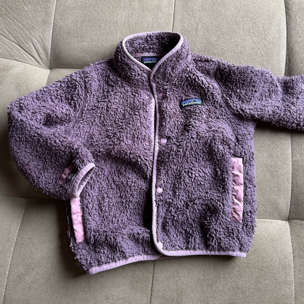 Patagonia Kids Fleece Jacket - Purple and Pink